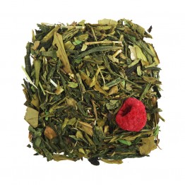Чай зеленый ароматизированный "Малина и Мята"