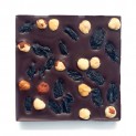 Шоколад Горький какао на пекмезе "Добро" (фундук, черный виноград) 90 г